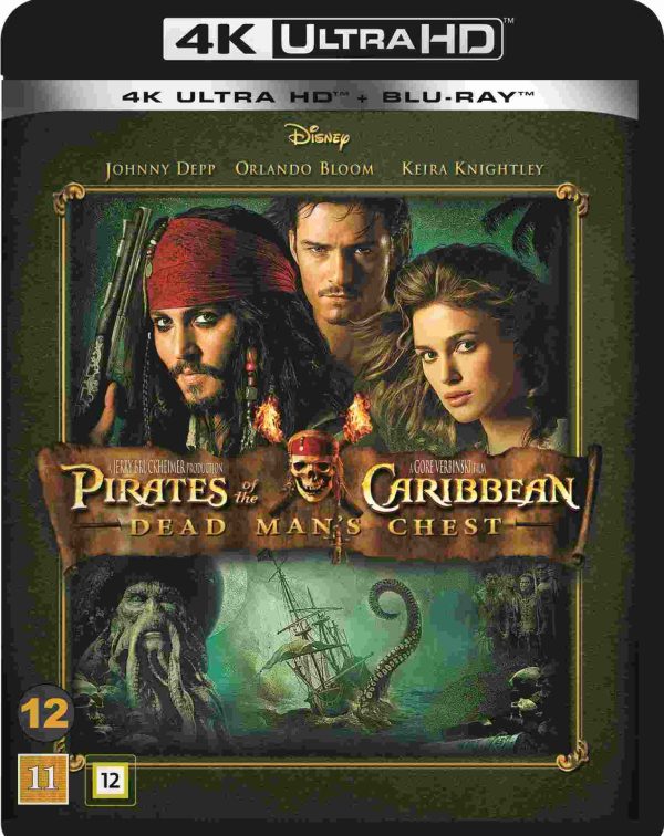 PIRATES OF THE CARIBBEAN - KUOLLEEN MIEHEN KIRSTU (2006) - 4K ULTRA HD + BLU-RAY PIRATES OF THE CARIBBEAN - KUOLLEEN MIEHEN KIRSTU (2006) - 4K ULTRA HD + BLU-RAY